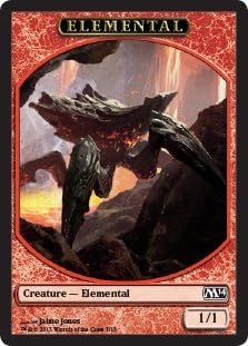 Magic The Gathering - Elemental Token B (8/13) - Magic 2014