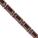 Stainless Steel Chocolate Color IP-plated Bracelet