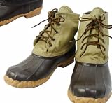 「(ダナー)Danner オイルドクロス×ラバー ハンティングブーツ SLUSHER 5 EYELETS oiled cloth 5 57ダークブラウン」の画像