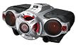 Sony CFDRG880CPB Tragbarer USB/Radio /MP3/Kassette/CD-Player schwarz/silber