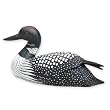 Swimming Loon Sculpture - Quarter Life Size