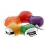 GTMax Brand New 4-Port High Speed USB 2.0 Hub For PC Computer Desktop Laptop Notebook- Flower