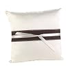Jean M. Ring Bearer Pillow- Brown/ Cream