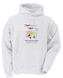 CRAZY PEOPLE DO CRAZY THINGS BUTà Skateboarders ARE PERFECTLY SANE! Adult Hooded (Hoody) Sweatshirt In Various Colors