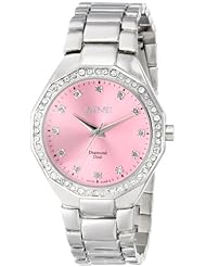 August Steiner Womens AS8044PK Diamond Swiss Quartz Bracelet Watch