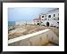 Cape Coast Castle with Cannons Along the Waterfront, World Heritage Site, Cape Coast, Ghana Framed Art Poster Print by Alison Jones, 31x25