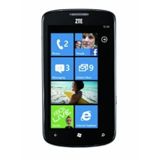 ZTE Tania Windows 7.5 Sim Free Smartphone - Black