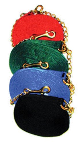 Lunge Line With Chain, 20' Red