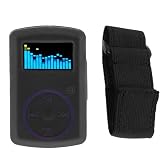 Durable Flexible Black Silicone Skin Case + Adjustable Sports Armband For San...