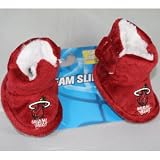 Miami Heat NBA Baby High Boot Slippers - 6-9 Months