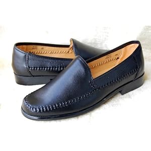 Buy NEW. AUTHENTIC COMFORT DRESS - CASUAL LOAFER FOR MEN. Smooth BLACK Designer Giorgio Uppers... by GIORGIO BACCINI AMERICAN SHOE FACTORY