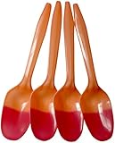 Go-2 Products P2100OR Color Change Spoons, Medium Weight, 5", 2.9g, Orange to Red (Pack of 1000)