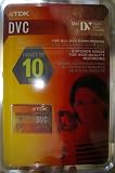 TDK Mini Dv Digital Video Cassette Tape 10 Pack