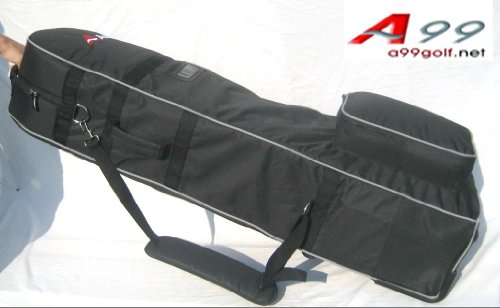 T02 A99 Golf Golf Bag Travel Cover Hold Whole Set Club Black