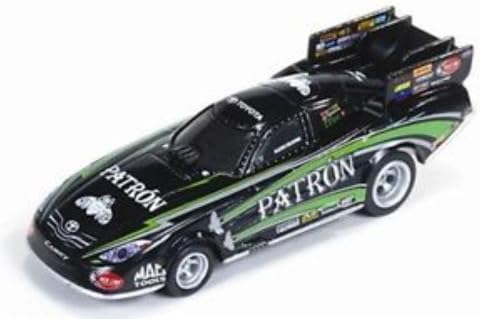 Auto World 252 Patron Alexis Dejoria NHRA Funny Car Black 4 Gear HO Slot Car