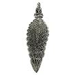 Metal Boat Buddha Incense Burner Holder