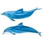 Wallies 12147 Dolphins Wallpaper Cutout