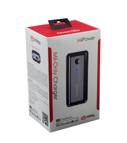 Miikey MiiPower by Miikey Power Bank for iPhone - Battery - Retail Packaging - Black