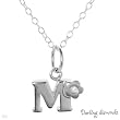 DARLING DIAMONDS Elegant and Beautiful High quality Necklace With Genuine Diamond Made in 925 Sterling silver Length 18in - Certificate Available.
