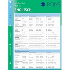 PONS Verben auf einen Blick. Englisch
