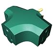 Westinghouse Triangle Heavy Duty Triple Tap 3-Prong Adapter Plug
