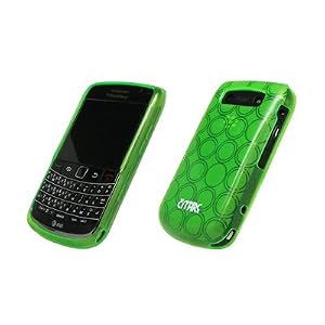 Green Gel Skin Cover Ultra Guard Thermoplastic Case for BlackBerry Bold 9700
