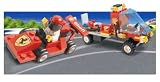 LEGO System Set #1253 Shell Car Transporter with Ferrari Race Car