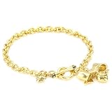 Juicy Couture Bows Gold Bow Wish Bracelet