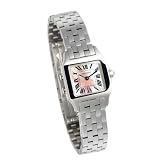 Cartier WoMens Santos Demoiselle Pink Dial Watch #W25075Z5 by Cartier