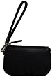 Calvin Klein Wristlet Signature Logo Print Black Signature