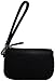 Calvin Klein Wristlet Signature Logo Print Black Signature