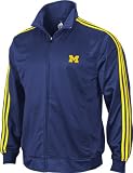 Michigan Wolverines adidas Navy 3-Stripe Track Jacket