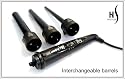 Herstyler 3 Piece (3P) 3 sizes in 1 Curling Iron