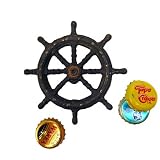 Captains Boat Wheel Cast Iron Bottle Opener