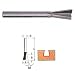Save 80% on Milwaukee 1/2-inch x 2-3/4-inch x 1/4-inch Shank Dovetail Router Bit