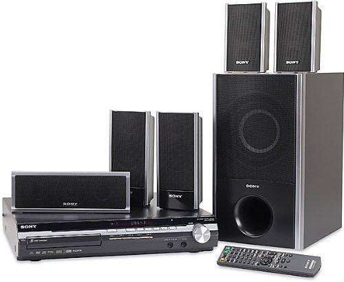 Sony DAV-HDX275 BRAVIA 5-Disc DVD CD Player 5.1 Channel Home Theater System, Black