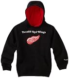 NHL Toddler Detroit Red Wings Sportsman Pullover Fleece Hoodie - R54C4Pee (Black, 4T)