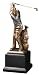Golf Gifts and Gallery Bronzed Golfer Swinging Statue (10-Inch)