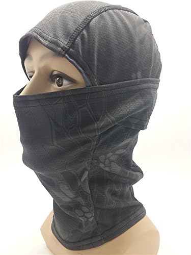 Face Mask Motorcycle Balaclava- All Season Black Ski Mask - For Women and Men