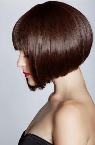 JjYy Women's High Quality Short Straight Hair Fashion Wig 2 Color High-grade Wig Cap