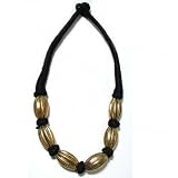 SG PARIS CHOKER METAL 40 CMS ANTIQUE GOLD DORE NECKLACE CHOKER METAL SUMMER WOMEN ETHNO GLAM FASHION JEWELRY / HAIR ACCESSORIES Z OTHERS