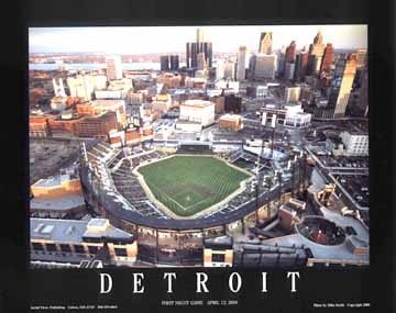 Comerica Park Poster