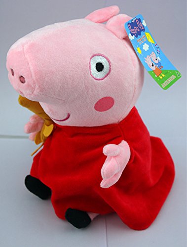 Large Peppa PIG + George PIG Soft Plush Toys 12" Set of 2