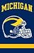 Michigan Wolverines Helmet Applique Embroidered Banner Flag 44x28 NCAA College Athletics Fan Shop Sports Team Merchandise