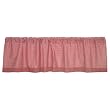 Tadpoles Basics  Gingham Rod Pocket Window Valance, Red