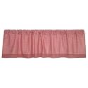 Tadpoles Classic Gingham Rod Pocket Window Valance, Red