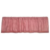 Tadpoles Basics Gingham Rod Pocket Window Valance, Red by Tadpoles
