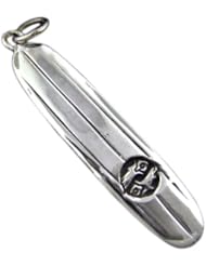 925 Silver Long Board Pendant