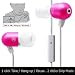 Radius RK-CA511P Atomic Bass earphones designed for the iPhone - Pink
