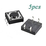 ボタンスイッチ，SODIAL(R)5ｘ高品質ミニPCB瞬間的な触覚プッシュボタンスイッチSPST